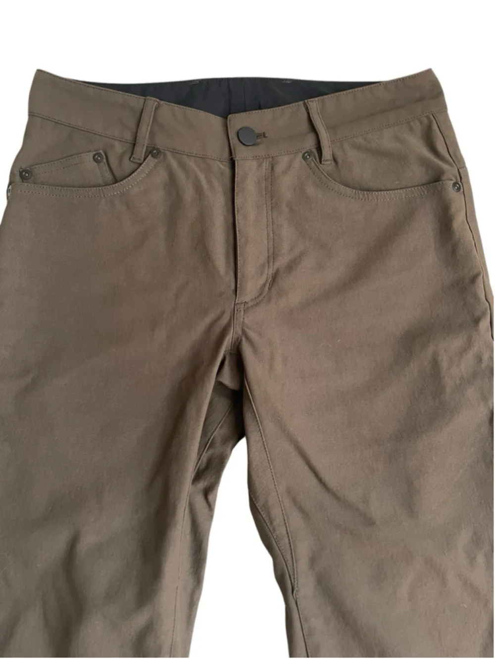 Outlier Pants Size 28X25 Strong Dungarees Strongtwill Dark Olive Brown Unisex
